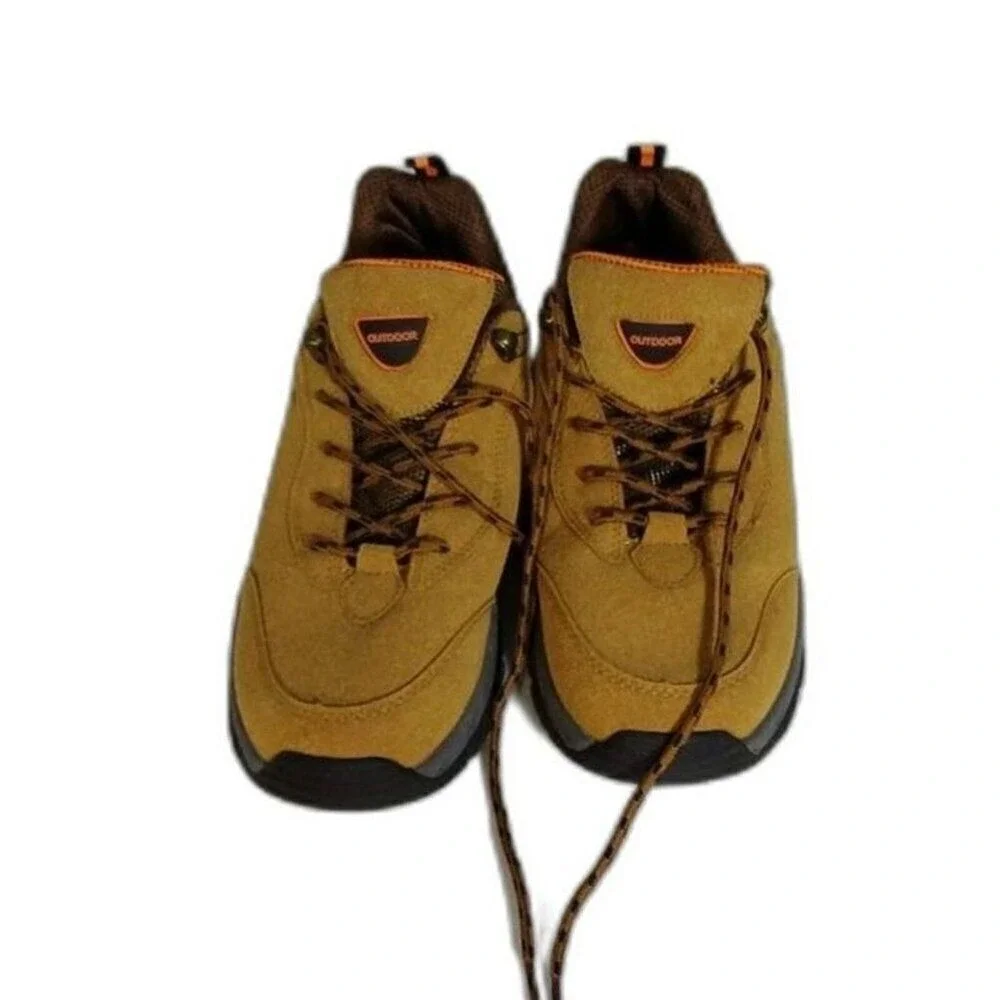 Outdoor Hiking Shoes Suede Leather‎ Ankle Support Trail Walking Boots